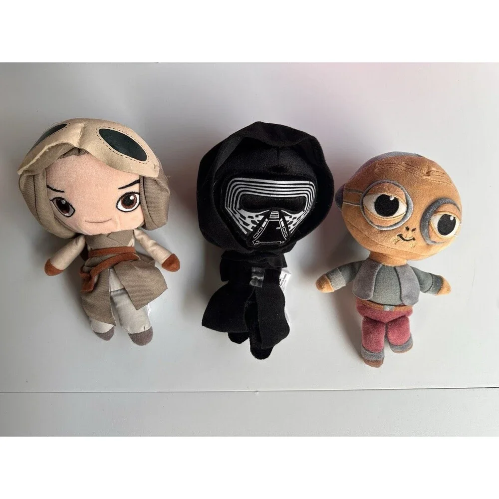 Disney Funko Star Wars Galactic Plushies Collectible 8” Plush Set Lot of 3